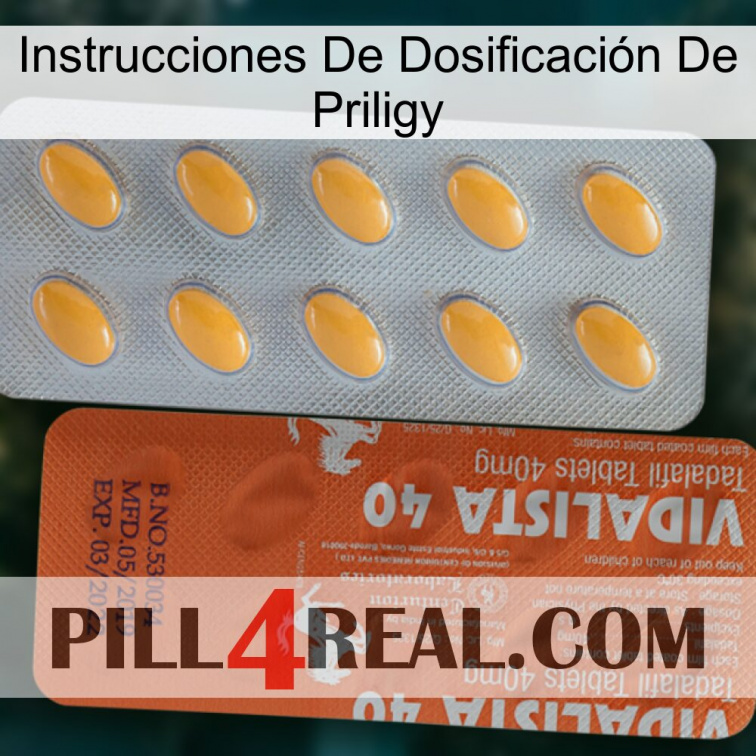 Instrucciones De Dosificación De Priligy 43